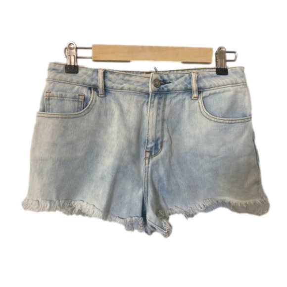 Pacsun high rise denim shorts size 25 light wash - Picture 1 of 8